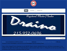 Tablet Screenshot of drainoplumbing.com